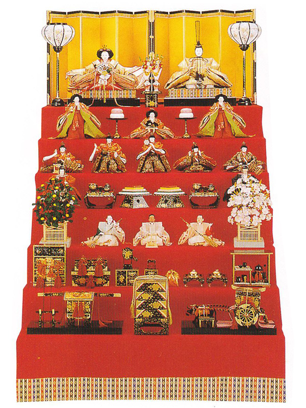 京式十五人揃（七段飾り）
